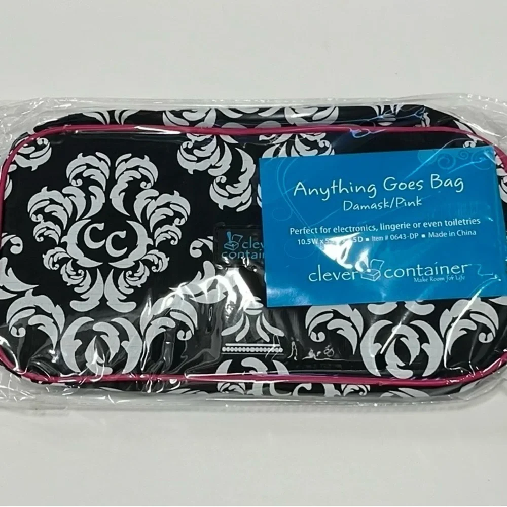 NWT Clever Container Travel‎ Pouch Tech, Cosmetic, Charges, Medicine, Kid…